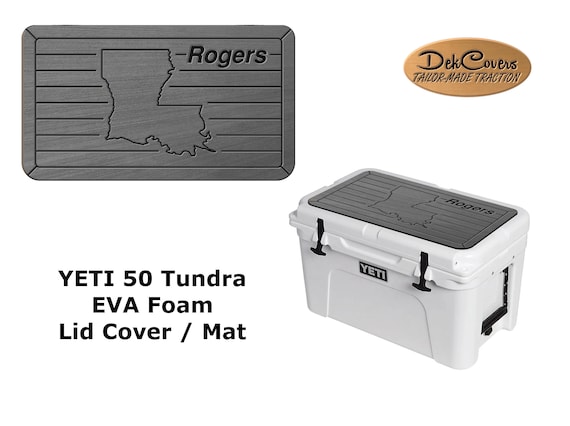 YETI 50 Qt tundra, Personalized Cooler Lid Mats, NEW COLORS, Yeti