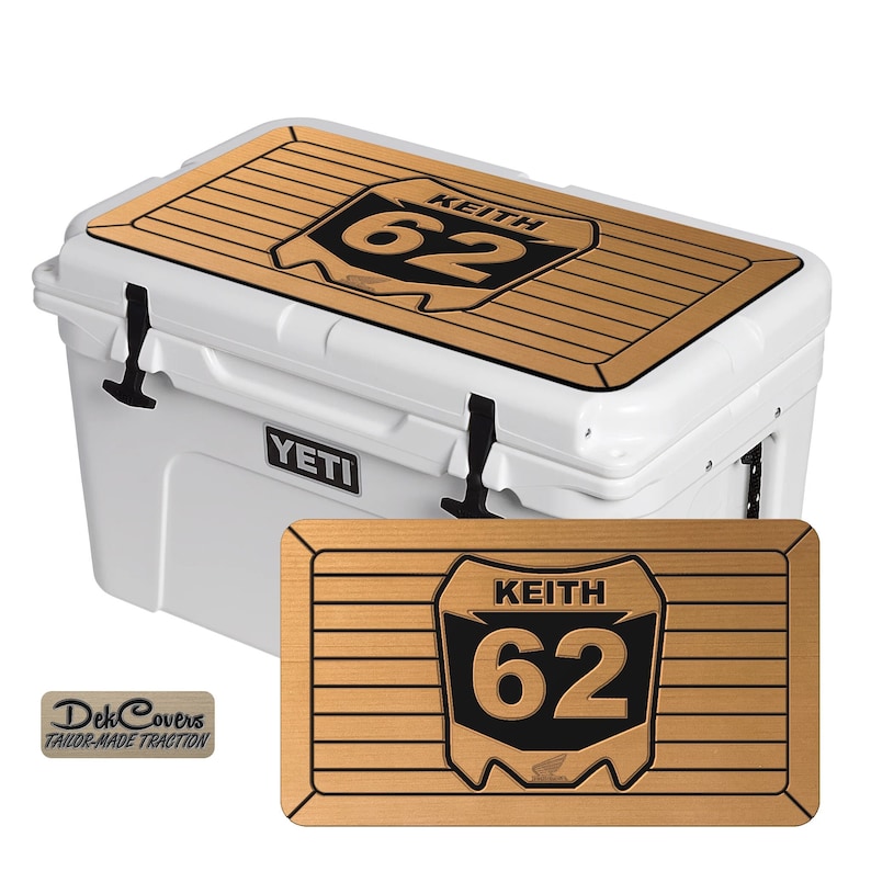 Personalized, Yeti Cooler Accessories, Cooler Lid Covers, YETI 45 & 65 Qt tundra, Closed Cell