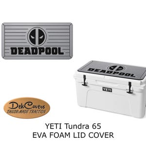 Personalized, YETI , ALL SIZES, Cooler Lid Covers, Yeti Cooler Accessories, Made from Closed Cell Eva Foam, Non-Skid Surface image 1