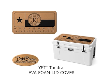 Personalized YETI Cooler Lid Cover, Non-Skid EVA Foam