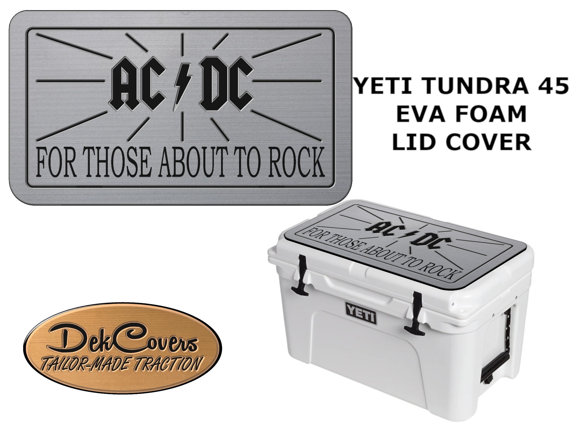 Personalized, YETI ROADIE 48, Cooler Lid Covers, Yeti Cooler Accessories,  Closed Cell Eva Foam, Non-skid Surface 