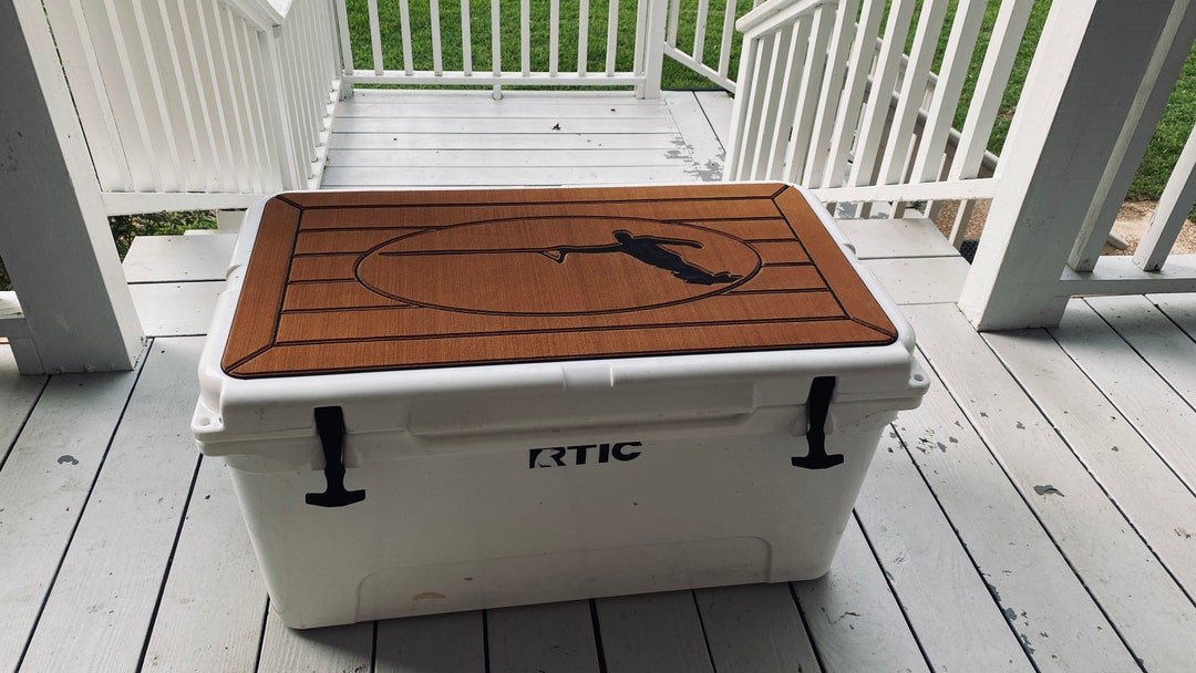 Lone Skier, Yeti Cooler Accessories, Cooler Pad Covers, YETI 45 Qt