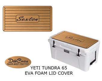 Cubierta de tapa personalizada para YETI Tundra 65: Protector de espuma EVA para nevera