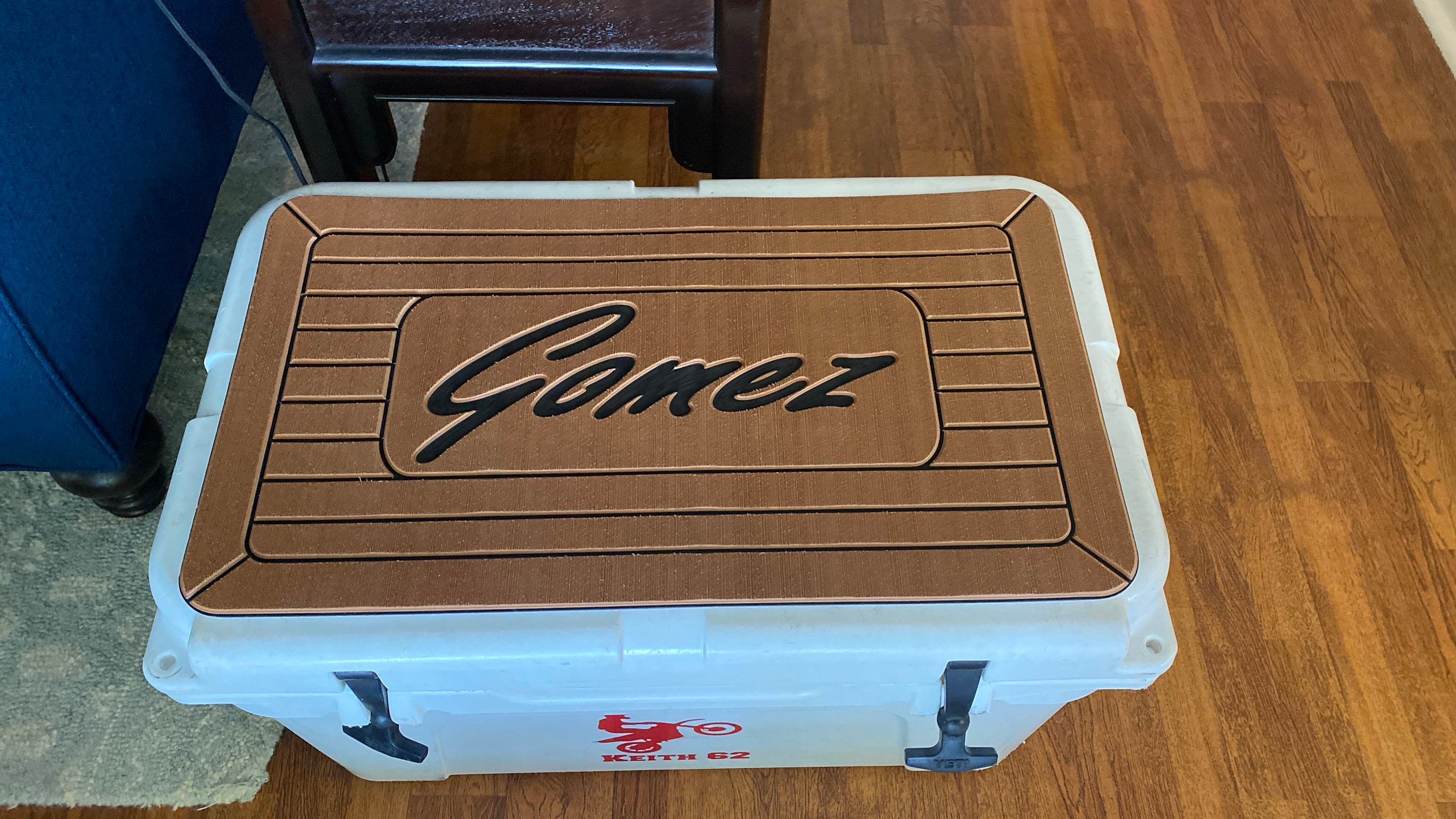 Personalized, YETI 45 Qt tundra,cooler Lid Covers, Yeti Cooler Accessories,  Made From Closed Cell Eva Foam, Texas N Texas, Texas 