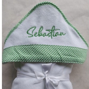 Monogrammed Hooded Baby Towel, Hooded Towel Baby, Baby Hooded Towels Personalized, Baby Towels, Personalized Baby Gift, Baby Shower Gift