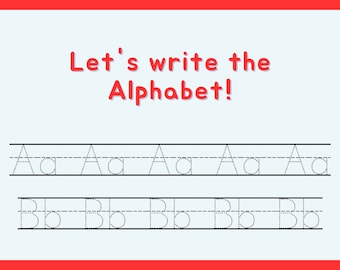 Alphabet,ABC Tracing,Handwriting Practice,Tracing Printable,Alphabet Tracing Worksheets,Printable Preschool,Alphabet Trace,Kinder Worksheets