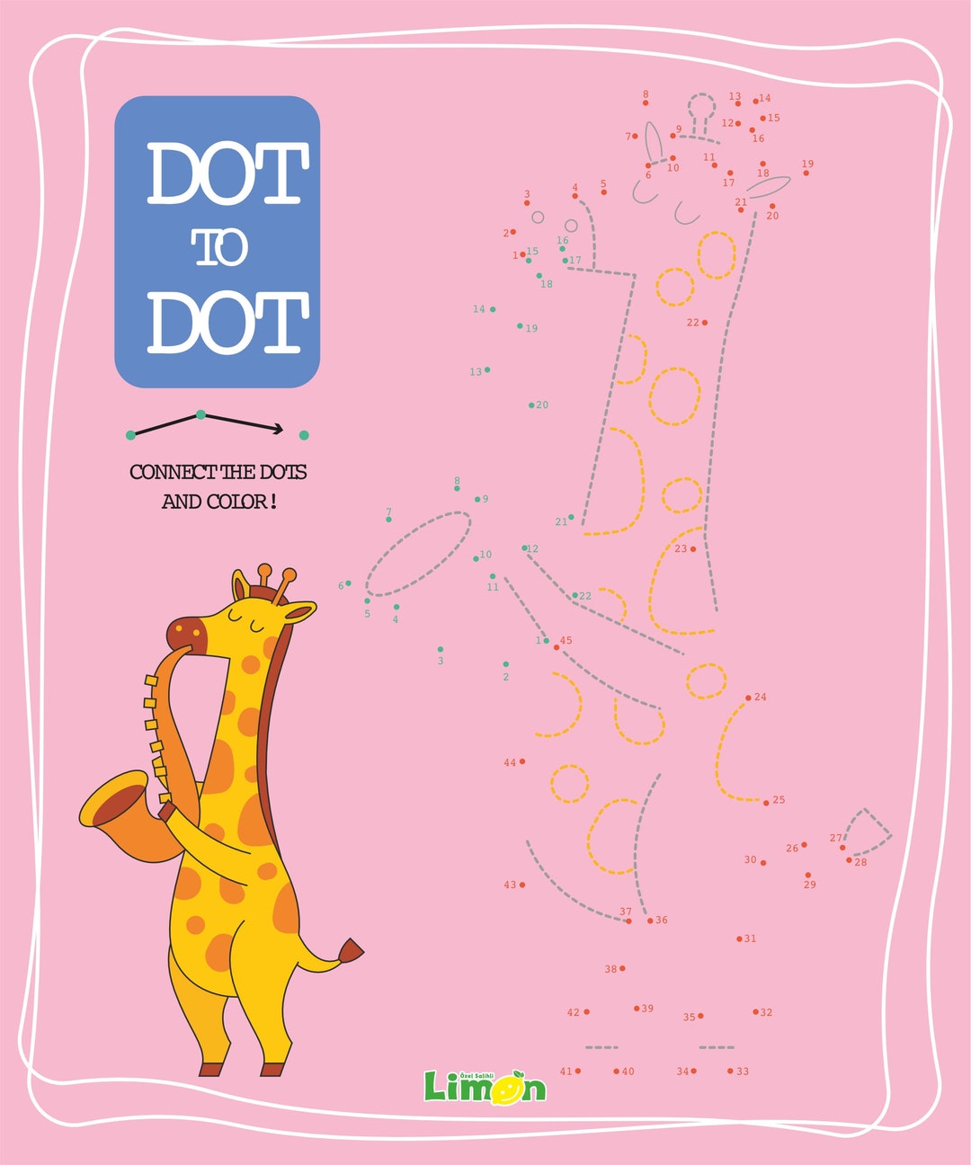 Dot to Dot Sheets,dot to Dot Printables,toddler Activities,digital