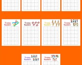 Preschool,Numbers,Counting,Math,Learning preschool workbook homeschool printable,preschool activities Counting 1-10,Printable Finger Number