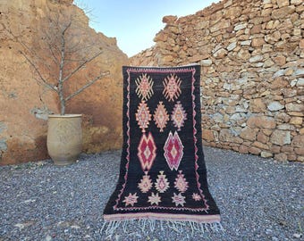 Boujaad Wool Runner Handmade Runner- Handmade Vintage Runner-Living Room Decor-Vintage Moroccan Rug-Authentic Cozy Chic 91cmx 195cm/ 2x6ft