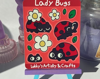 Ladybugs Sticker Sheet