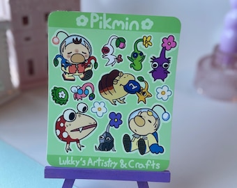 Foglio di adesivi Pikmin