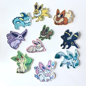 Eeveelution sticker set!