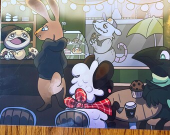 Cozy Cafe 8.5x11 Glossy Print