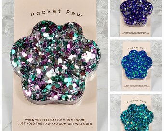 Pocket Paw Gift Dog Puppy Resin Token