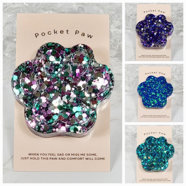 Pocket Paw Gift Dog Puppy Resin Token