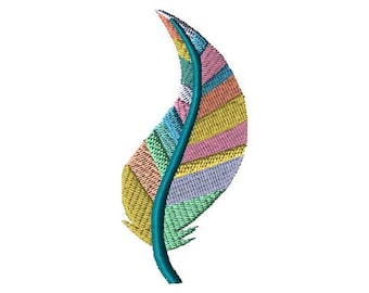 Southwest Feather Embroidery Design