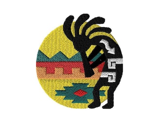 Southwest Kokopelli  Embroidery Design