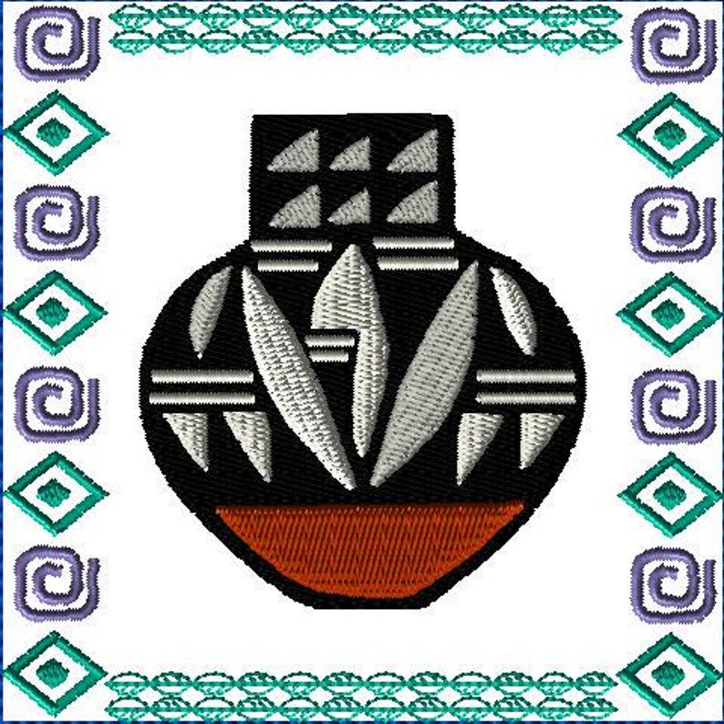 Photo inspiration: Visual Reference: Nine Southwestern Embroidery Design Collection