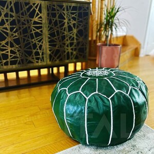 Lime 2024 green pouf