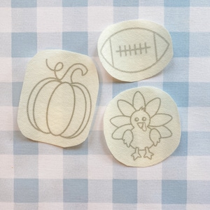 Stick and Stitch Embroidery Pattern, DIY Baby Gift, Fall Holiday Embroidery, DIY Embroidery Kit, Gift for Embroidery, Gift for Mom