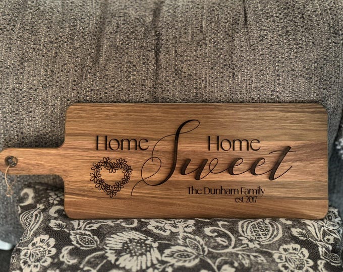 Personalized Cheese & Charcuterie Board - Perfect for Housewarming or Christmas Gift