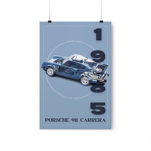 Porsche 911 Carrera Poster