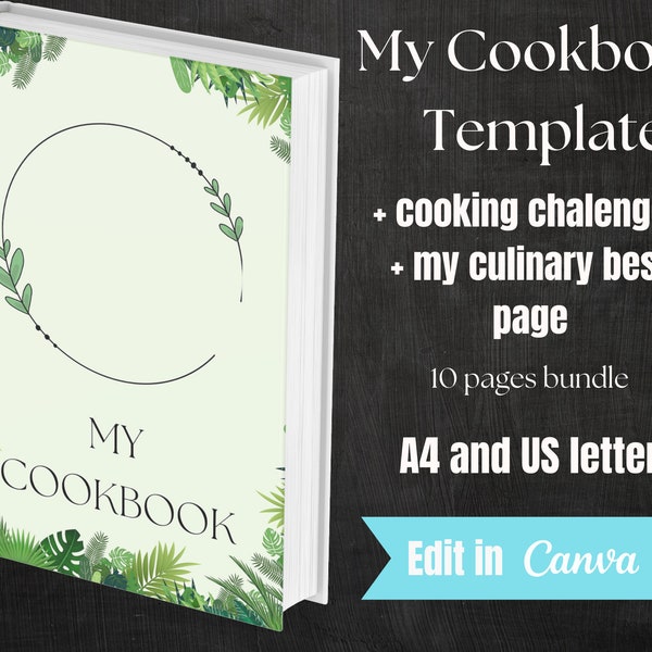 Cookbook Art Print - Etsy