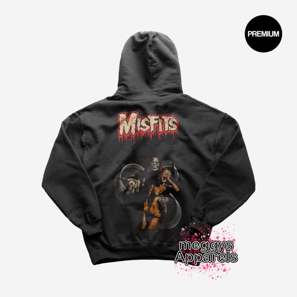 Limited Misfits Hoodie | Misfits Merchandise | Misfits Music Band | Misfits Printed Hoodie | Hybrid Moments