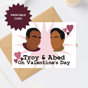 Troy und Abed am Morgen, Valentinstagskarte, Community TV-Serie, Greendale Community College, Abed Nadir Zitate, Community Zitat