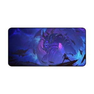 Dimensius and Alleria The War Within Midnight Gaming Desk Mat Mouse Pad