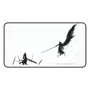 Cloud Strife Sephiroth FFVII FF7 Gaming Desk Mat Mouse Pad