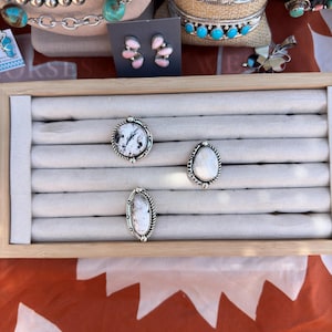 The Westcliffe Ring- Native Made White Buffalo Ring