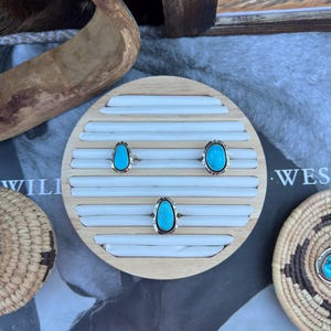 The Sheridan Ring- Native Made Kingman Turquoise Ring
