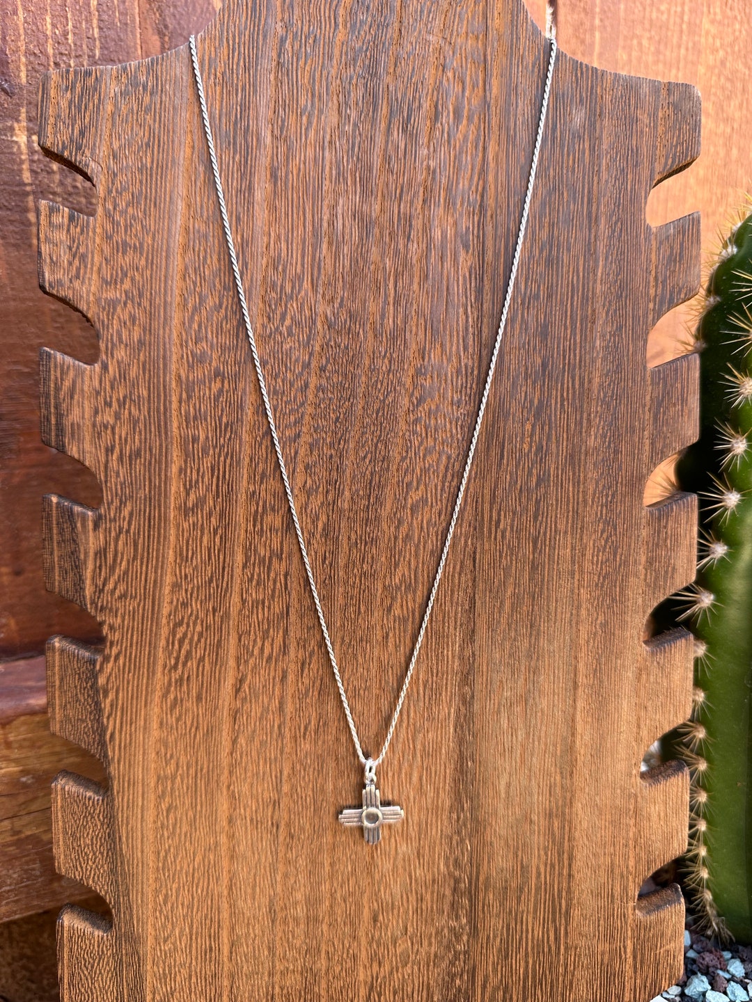 The Zia Charm Necklace Etsy