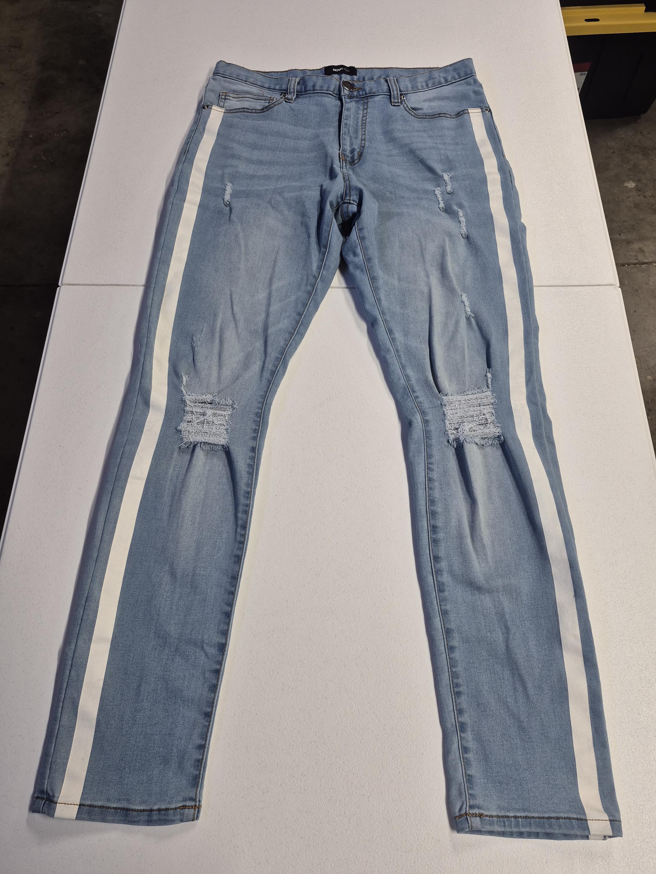 パンツ 00s Armani jeans curb Side Stripe Pants Men's Side Stripe Jeans | boohooMAN USA
