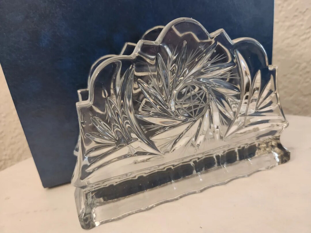 Crystal Napkin Holder Etsy