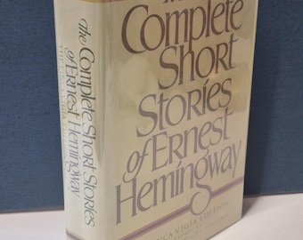 Ernest Hemingway Kompletta noveller Finca Vigia-utgåva 1987 HC DJ Scribner