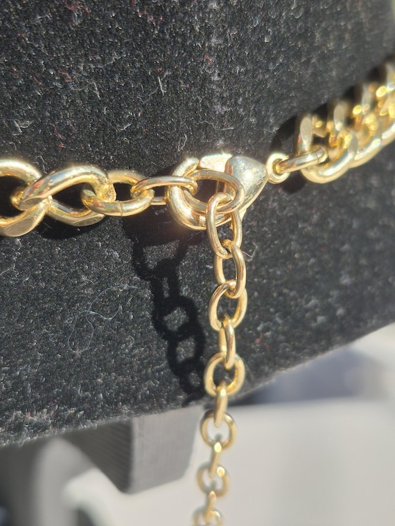 Talbots Statement Necklace Multicolor Rhinestone … - image 6