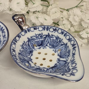 Vintage Porcelain Tea Strainers - Etsy