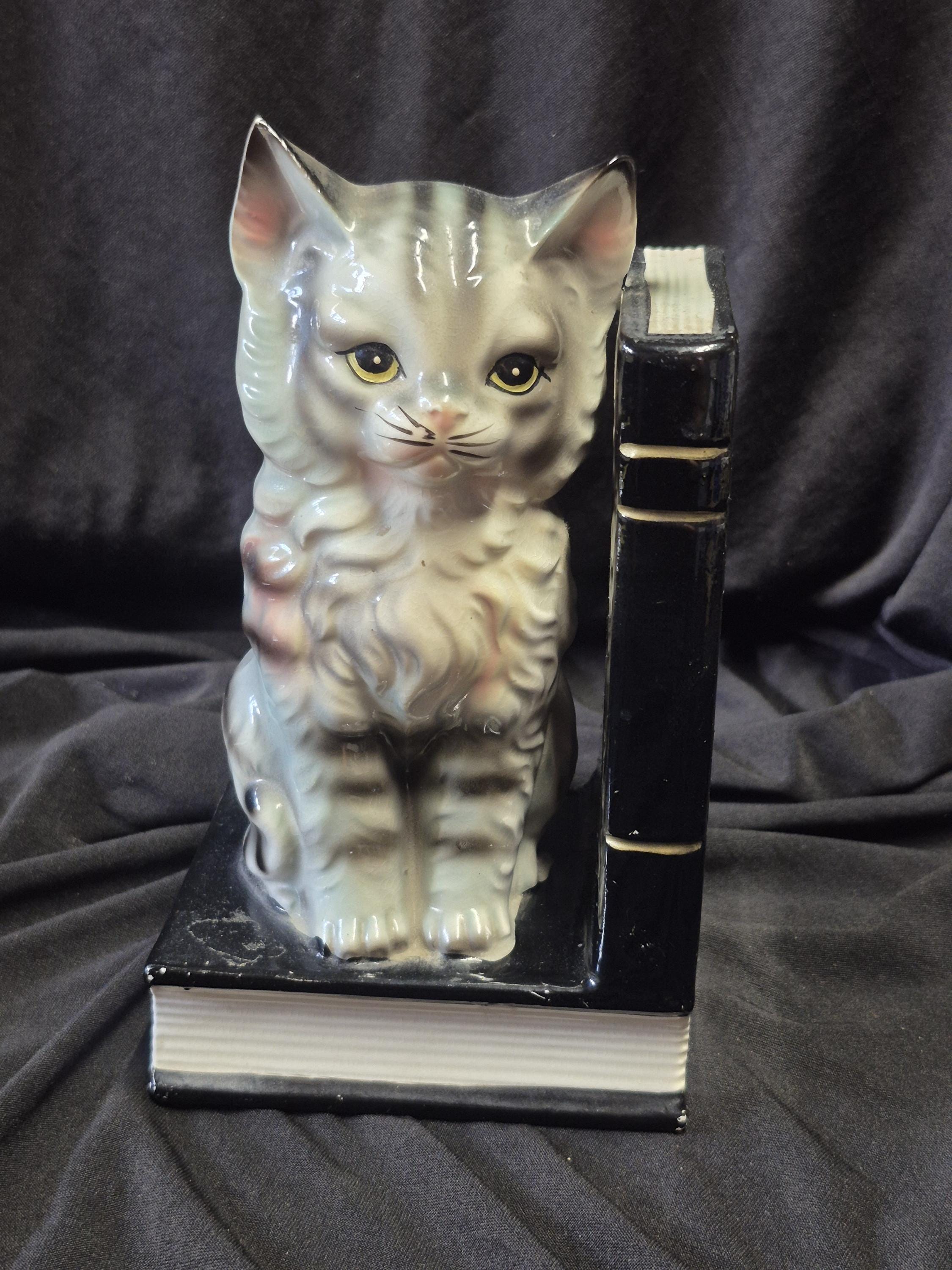 Cat Bookends Vintage - Etsy