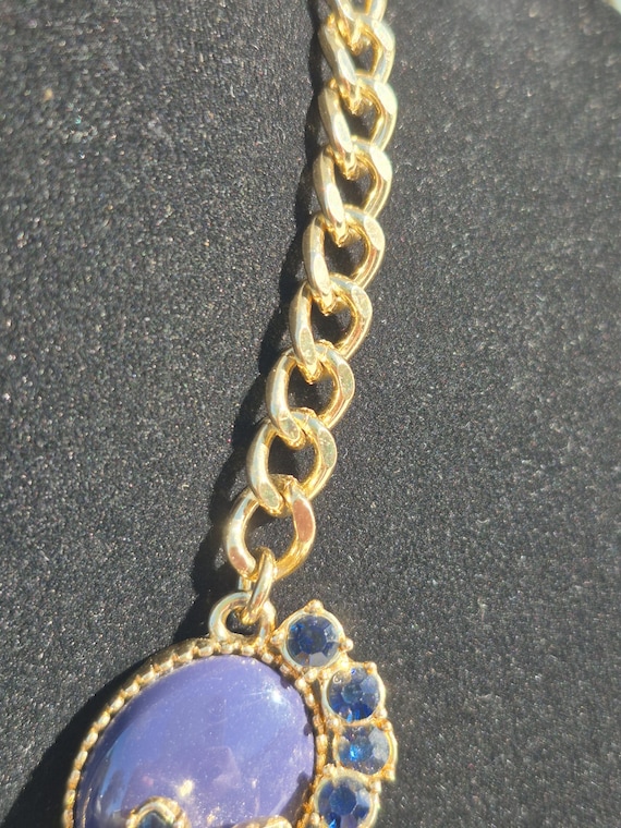 Talbots Statement Necklace Multicolor Rhinestone … - image 4