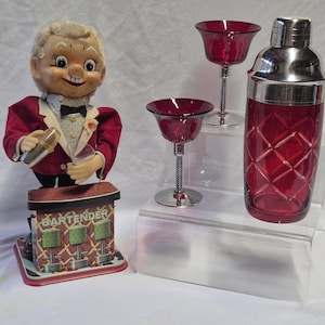 Vintage Bartender Toy - Etsy