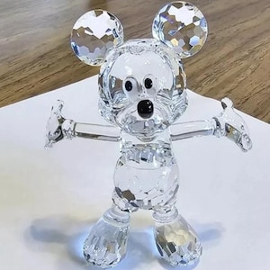 Mickey Mouseガラス製置物 期間限定値下げ Disney ミッキーマウス ガラス細工 置物