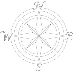 Compass CNC Engrave / Cut Design File (AI & Lightburn LBRN2 files)