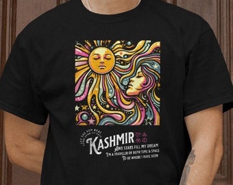 Vintage Kashmir Led Zeppelin Unisex Tee - Classic Rock Shirt - Zeppelin T-shirt - Led Zeppelin Lyrics Apparel