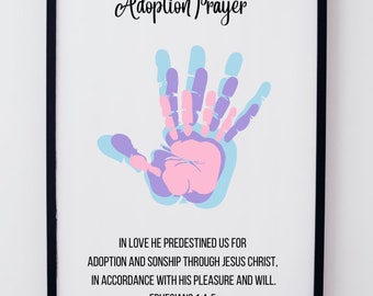 Adoption gift for adopted child adoption art gotcha day unique adoption gift foster care gift for adoptive family
