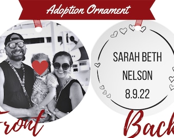 Adoption Day Gift | Gift for Adopted Child | Adoption Ornament | Gotcha Day | Unique Adoption Gift | Foster Care Gift | Adoptive Family