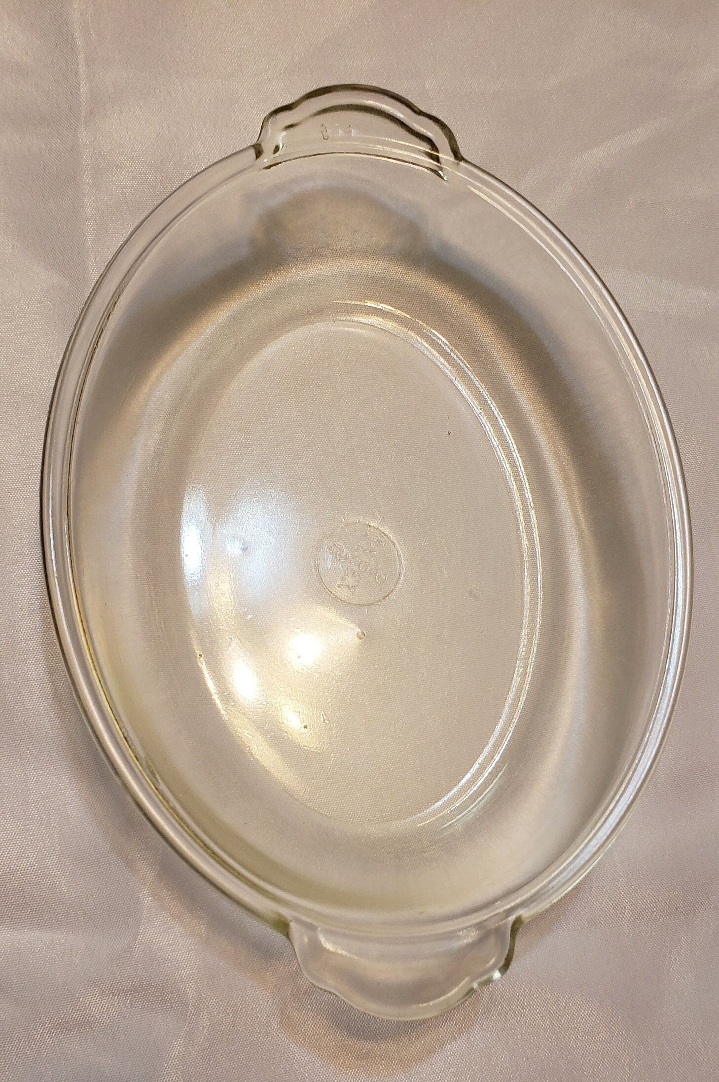 Antique Pyrex Original Dollar Sign Stamp Pre-1919 Oval Au Gratin Dish ...