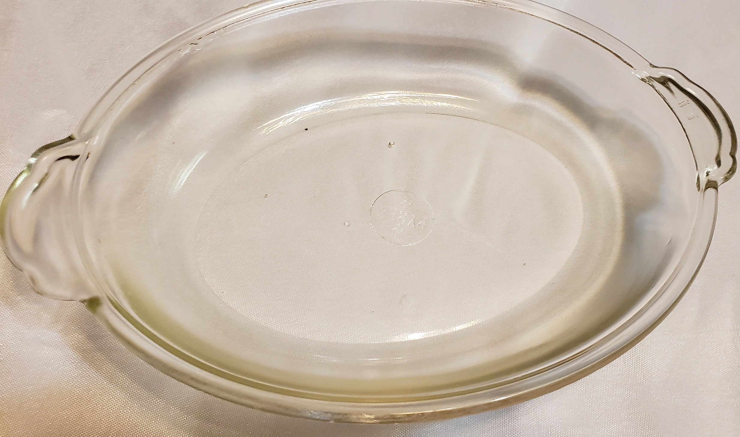 Antique Pyrex Original Dollar Sign Stamp Pre-1919 Oval Au Gratin Dish ...