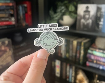 Little Miss Dramione | Bookish Stickers | Dramione Fanfic Sticker | Waterproof Sticker | Laptop and Kindle Sticker | 2.4”x1.75“